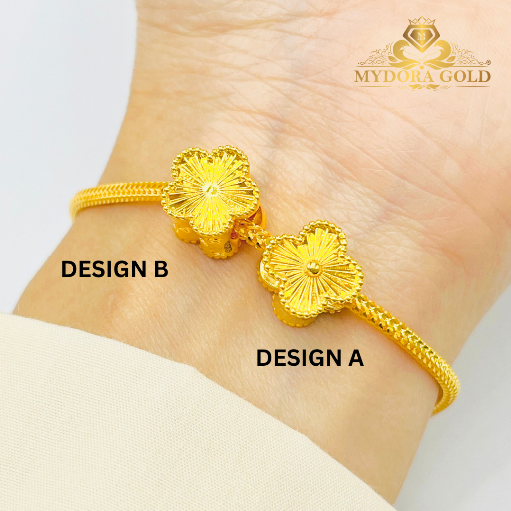 MYDORA Bead Clover Full Gold (5G) l EMAS 916/22K