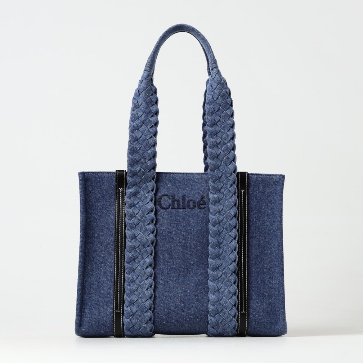 Chloe Woody牛仔中號Totebag 