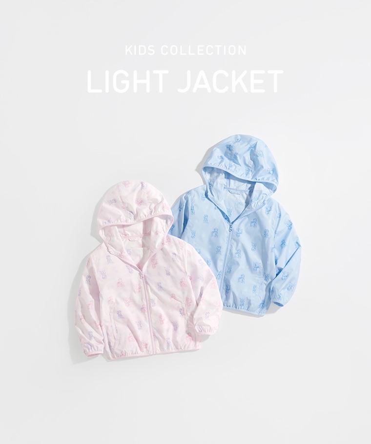 💚預訂 台灣直送💚Frozen系列兩色人物滿印抗UV輕型連帽風衣外套