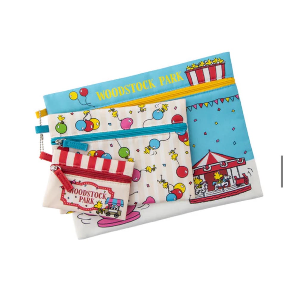 snoopy pouch set