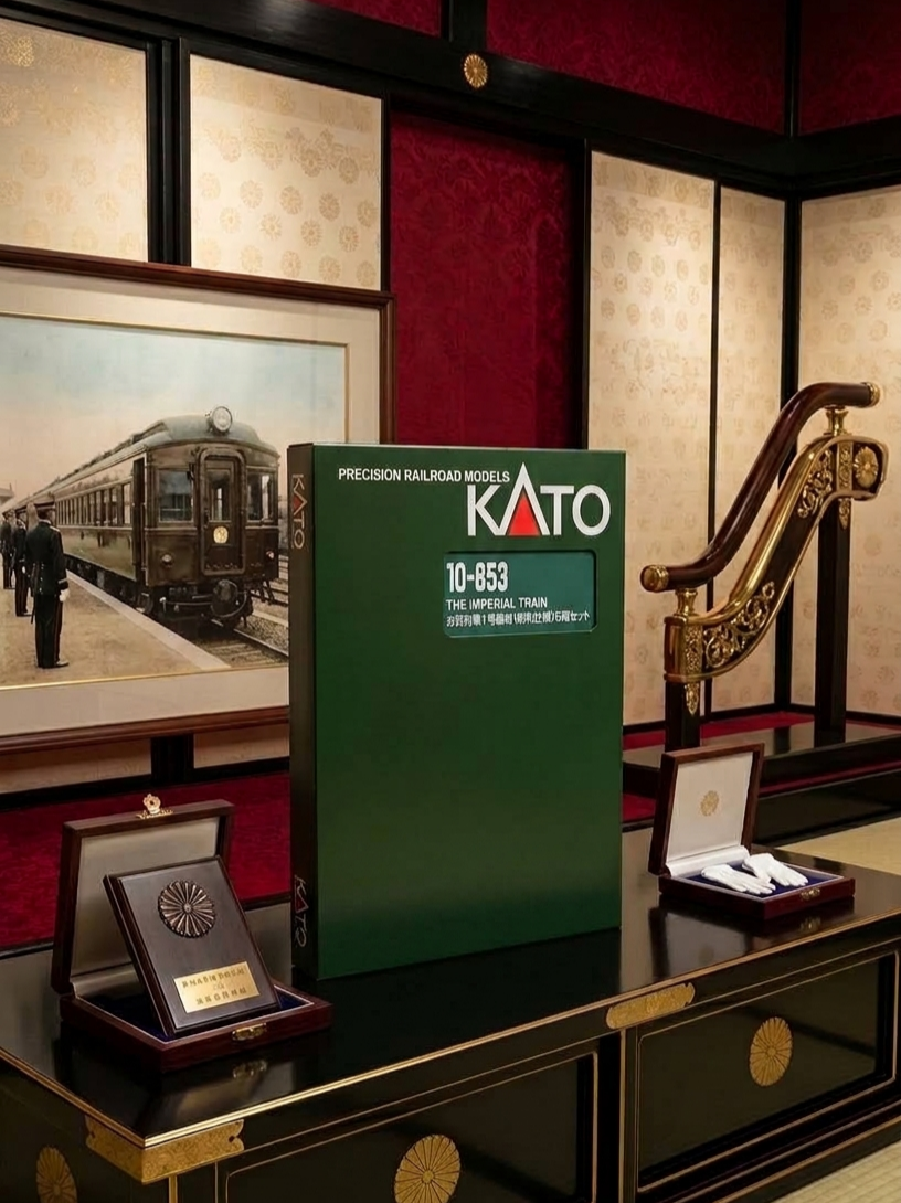 お召列車1号編成 Kato N比例鐵道模型