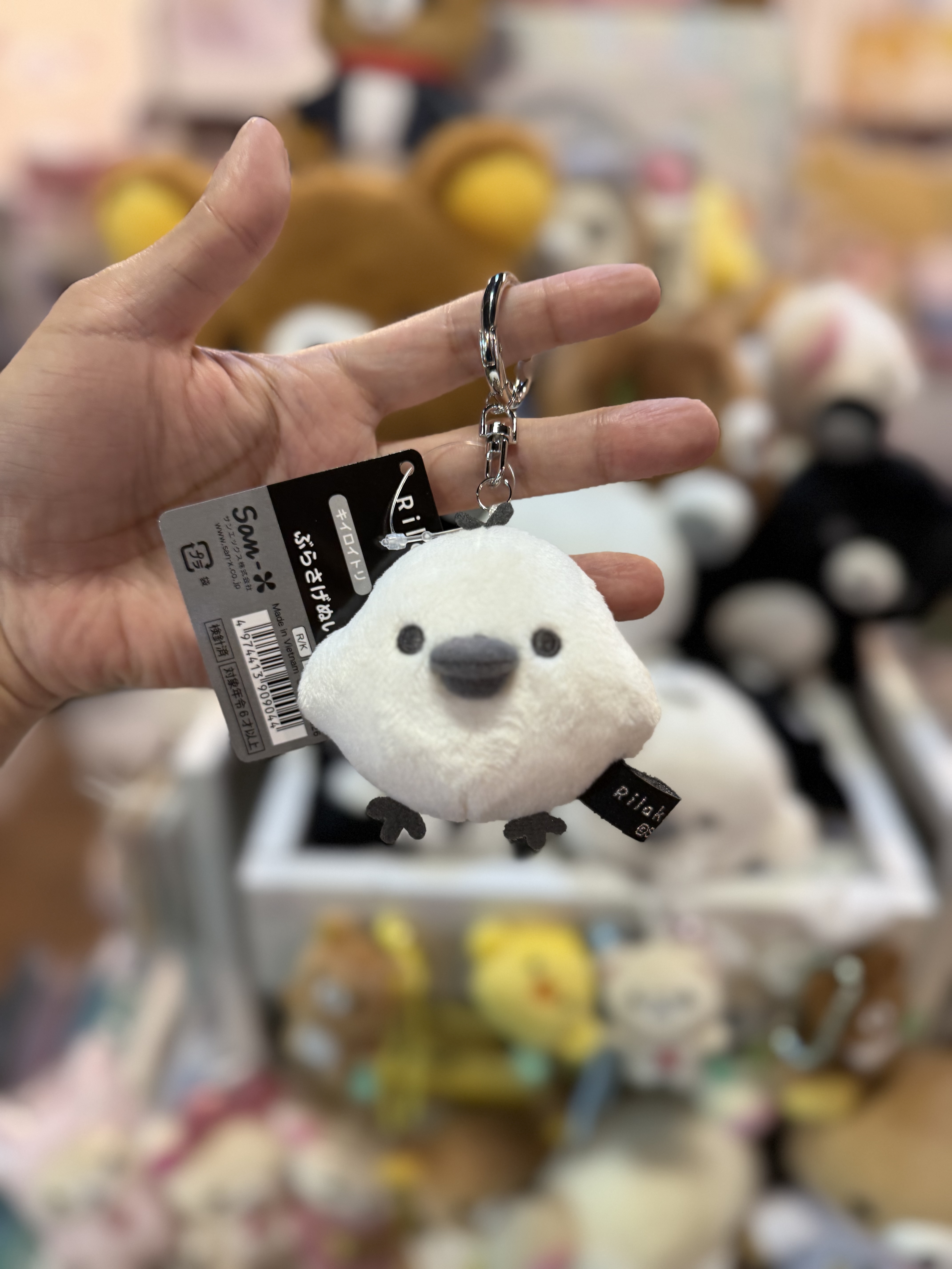 《現貨》全新黑白造型白色小雞掛飾