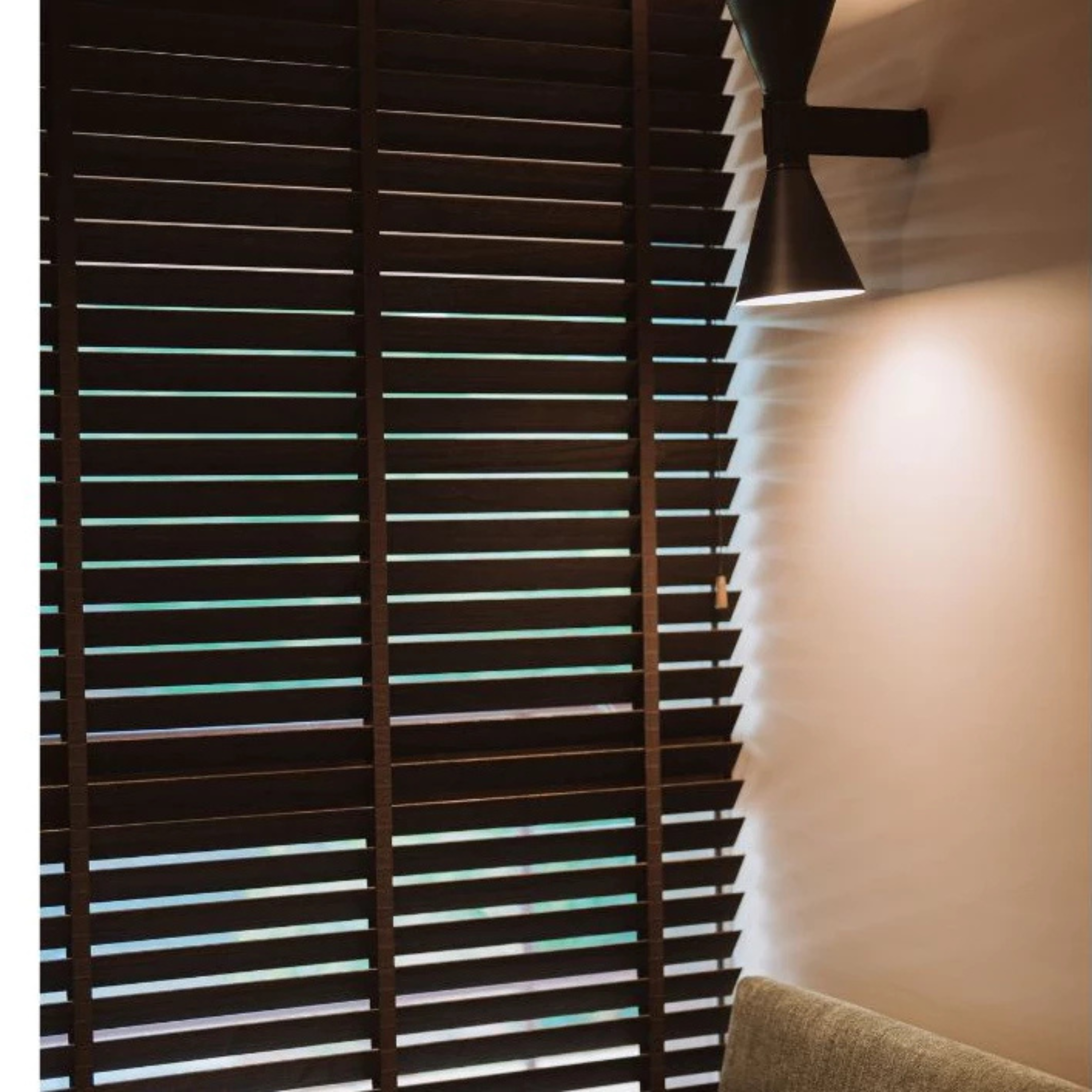 100% Kayu Asli | Bidai Kayu | 50mm Premium Timber Blinds Malaysia | Natural Wood Blinds | Custom Made Window Blinds