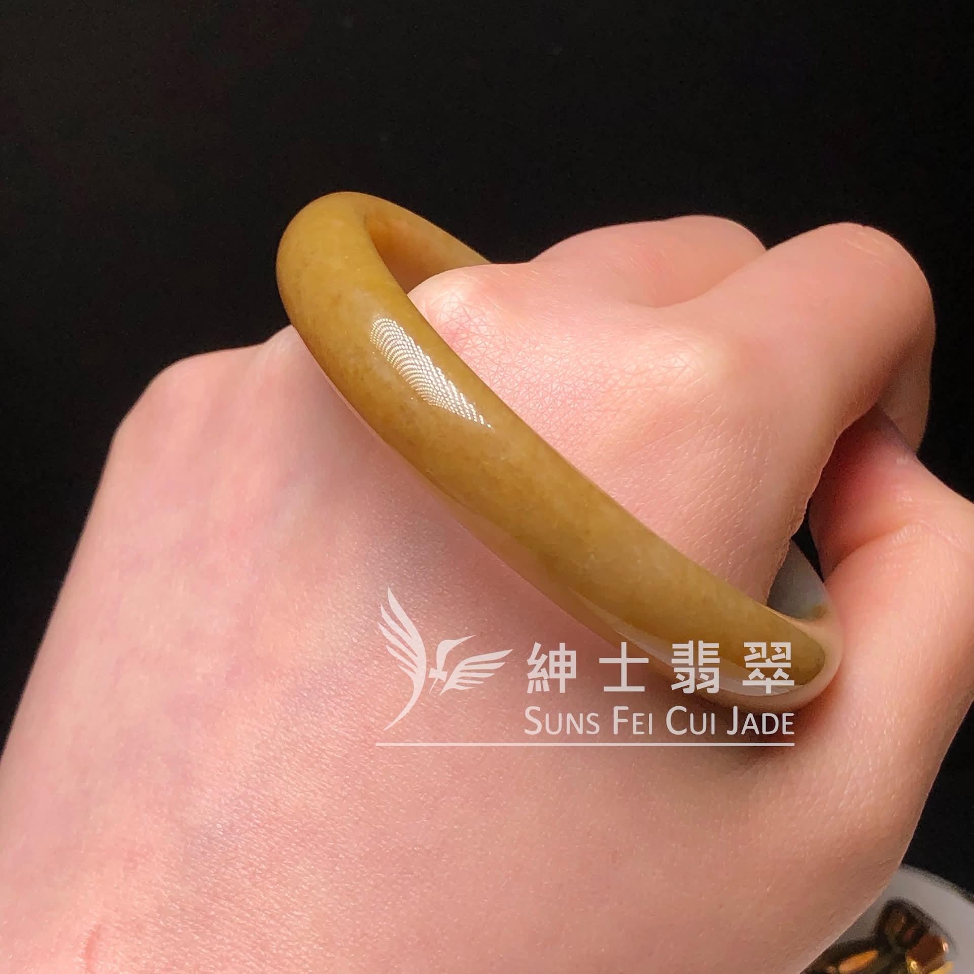 YK00012 大馬坎翡色貴妃鐲53.6mm