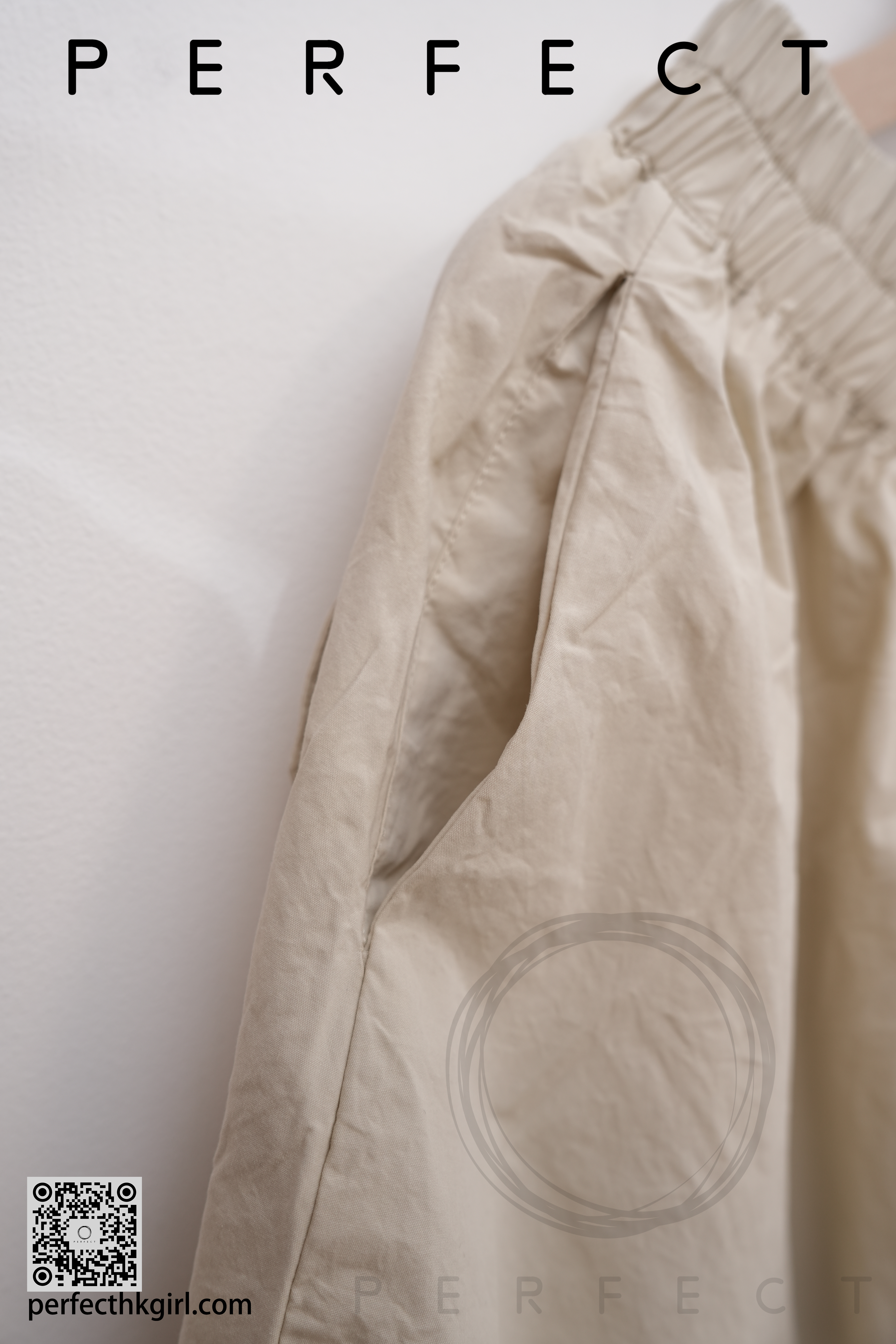 S0042_鈕扣款A字半身裙（顯瘦黑色）