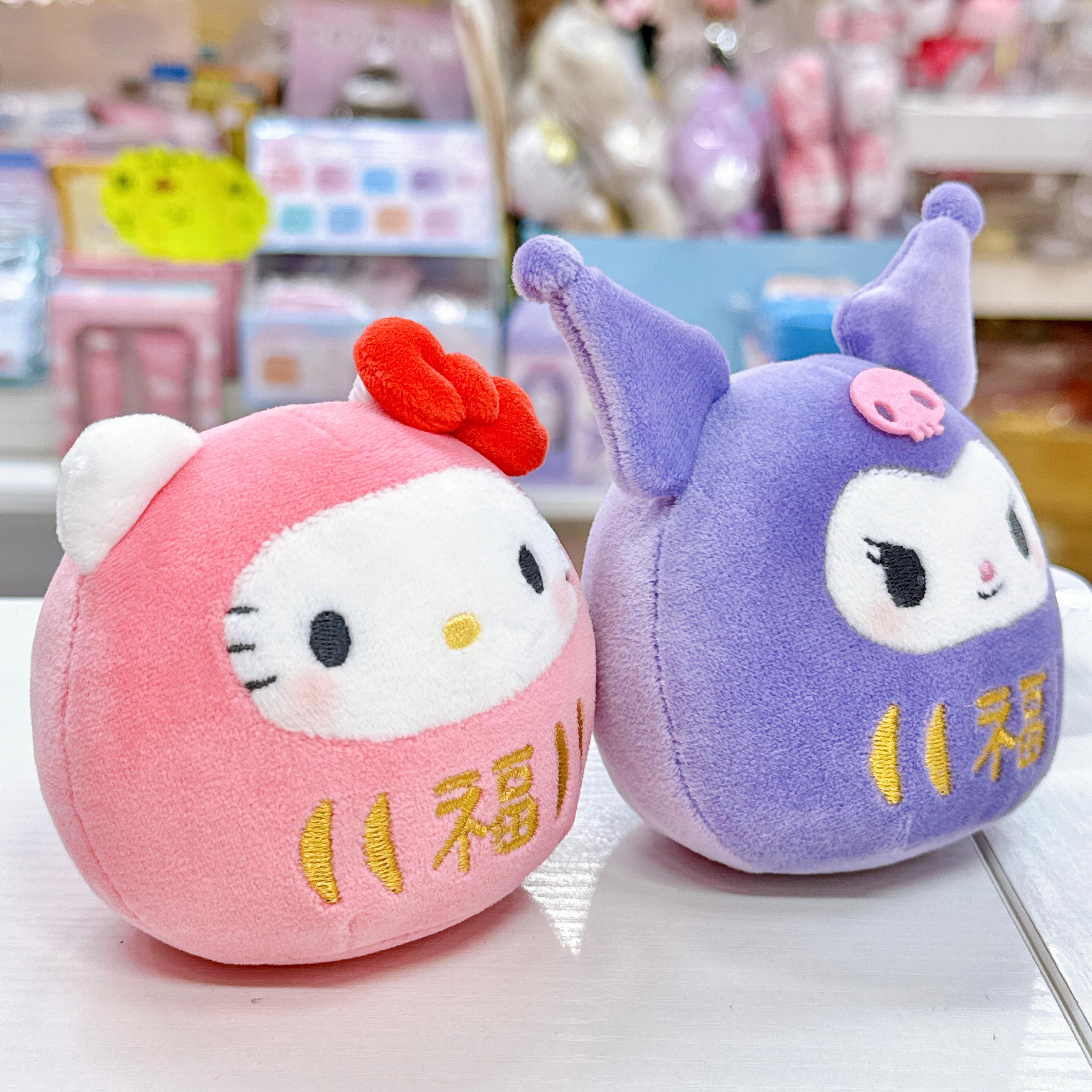 日本直送日本限定卡Kitty Kuromi福字公仔