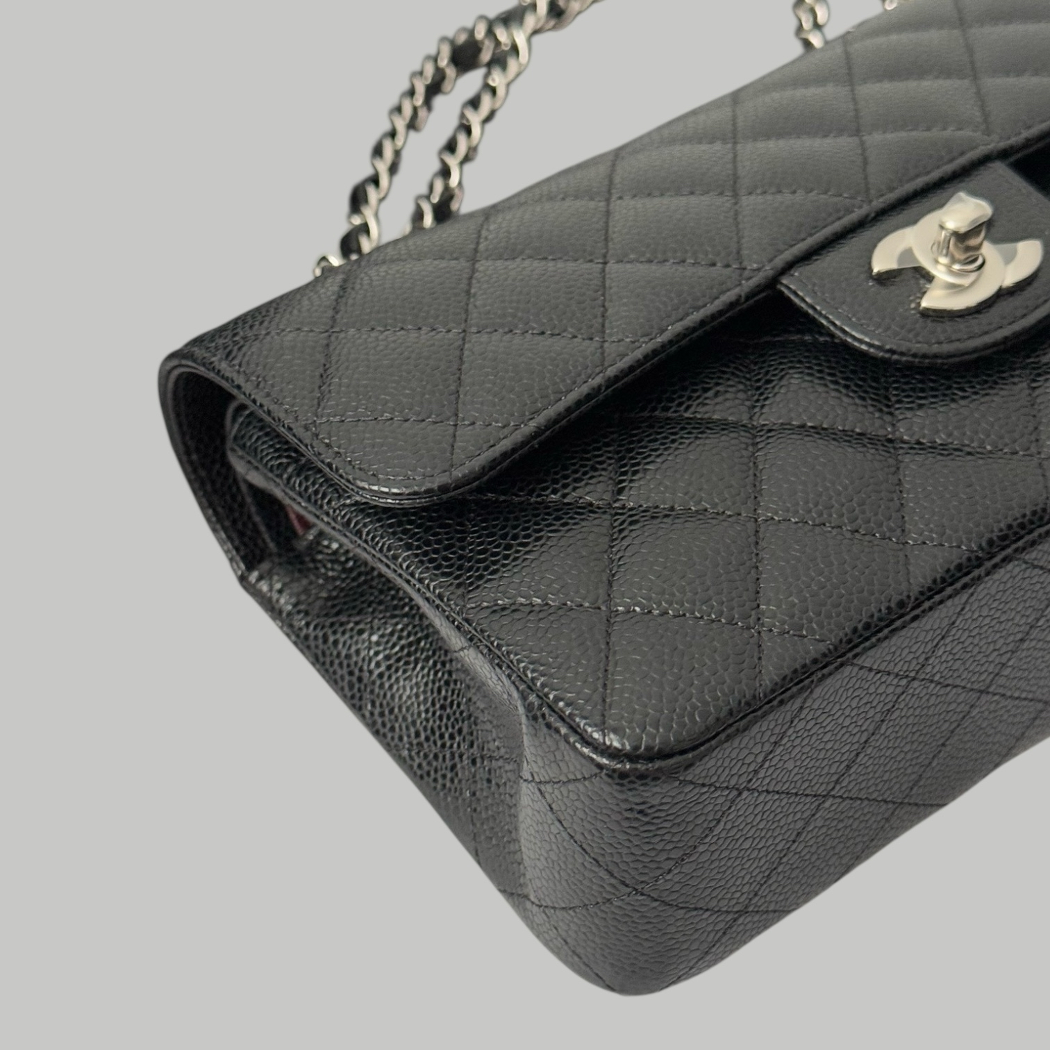 Chanel Caviar CF23 銀扣