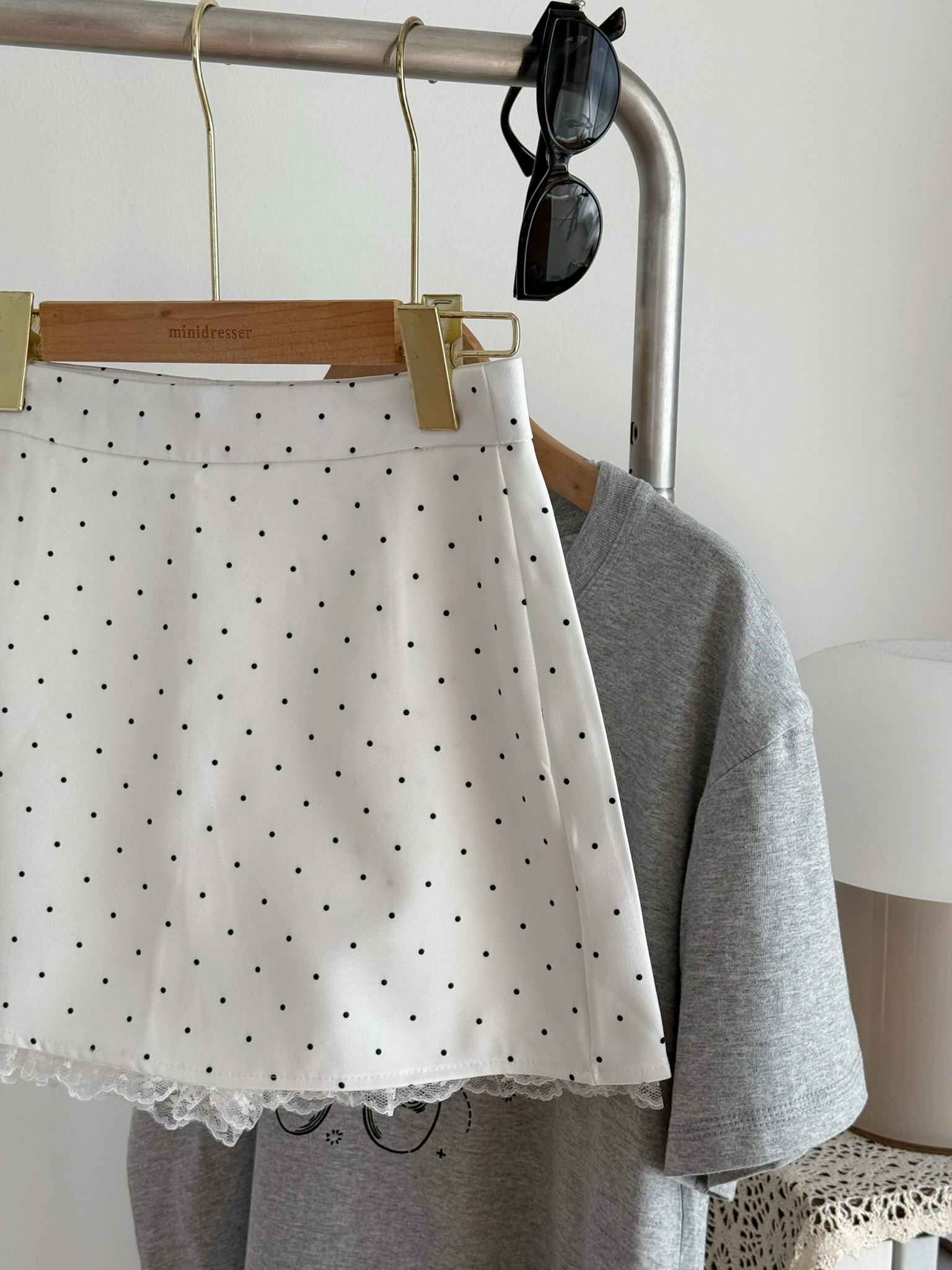 Evie Pokal Skirt | White
