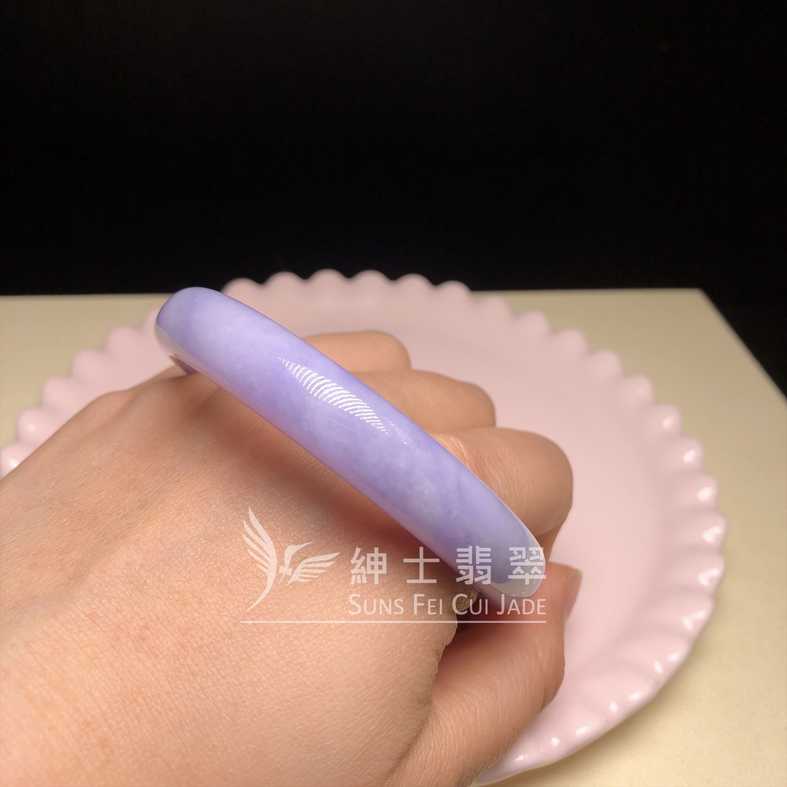 紫羅蘭春彩福鐲55.5mm YM00243