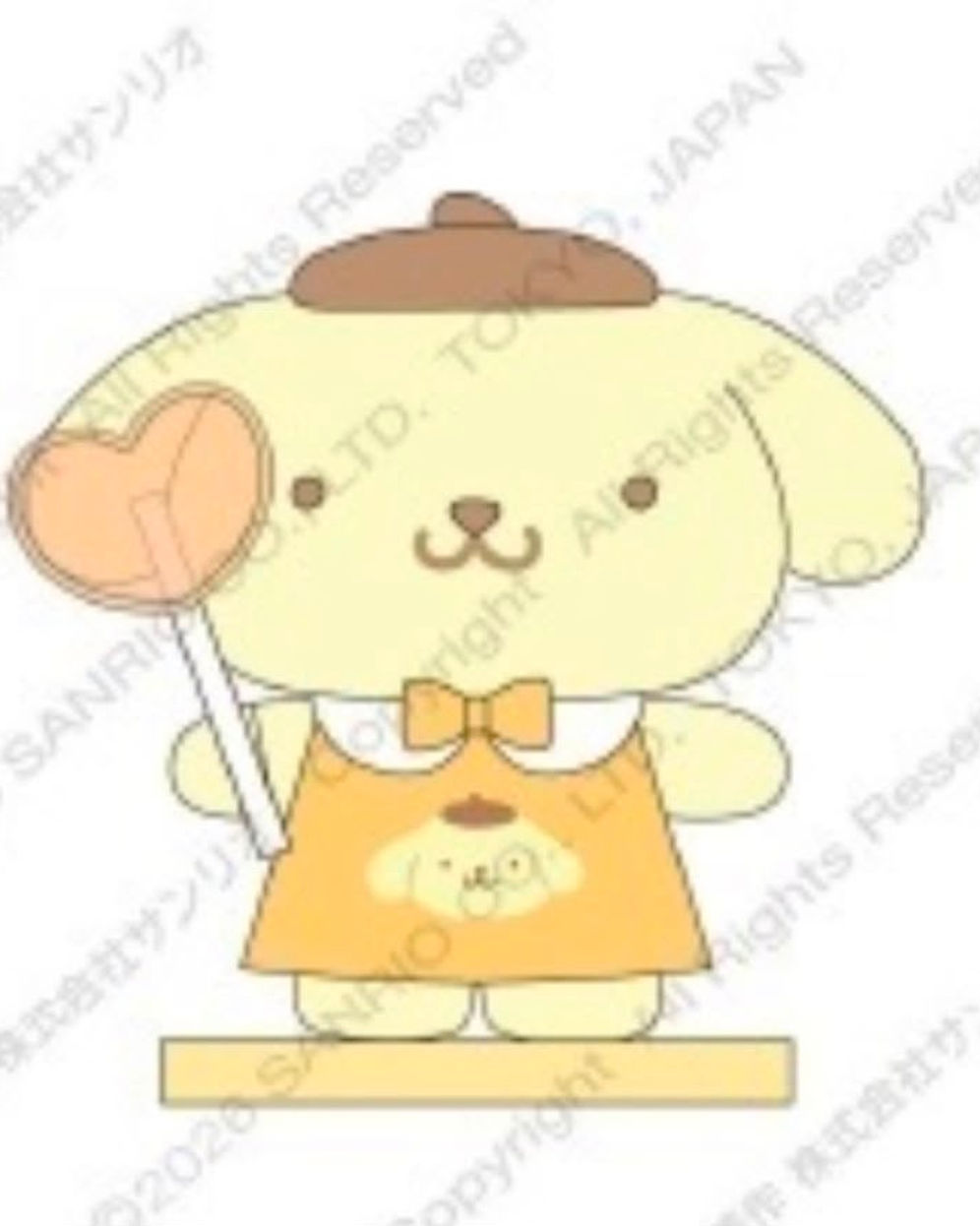 預訂 | 日本版 Sanrio 愛心磁石站立植絨公仔