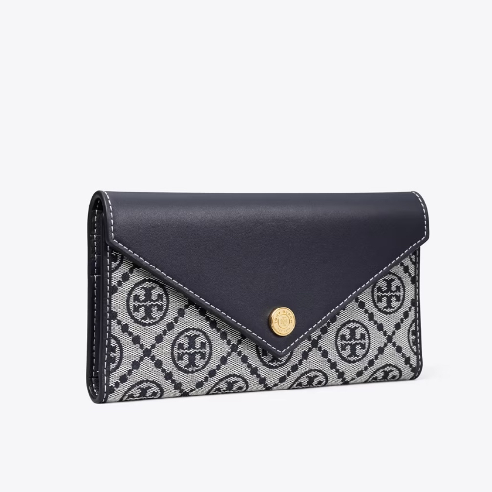 T MONOGRAM ENVELOPE WALLET