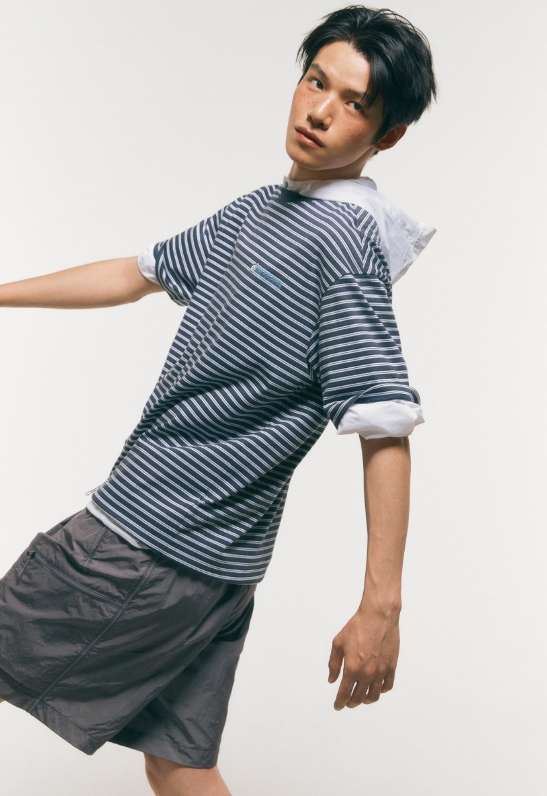 New Balance Heart Tee ｜Stripe 間條款