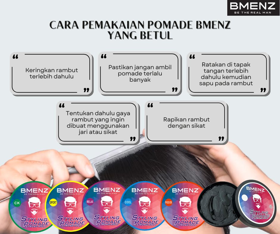 BMENZ CLASSIC Hair Styling Pomade 150g / GIO