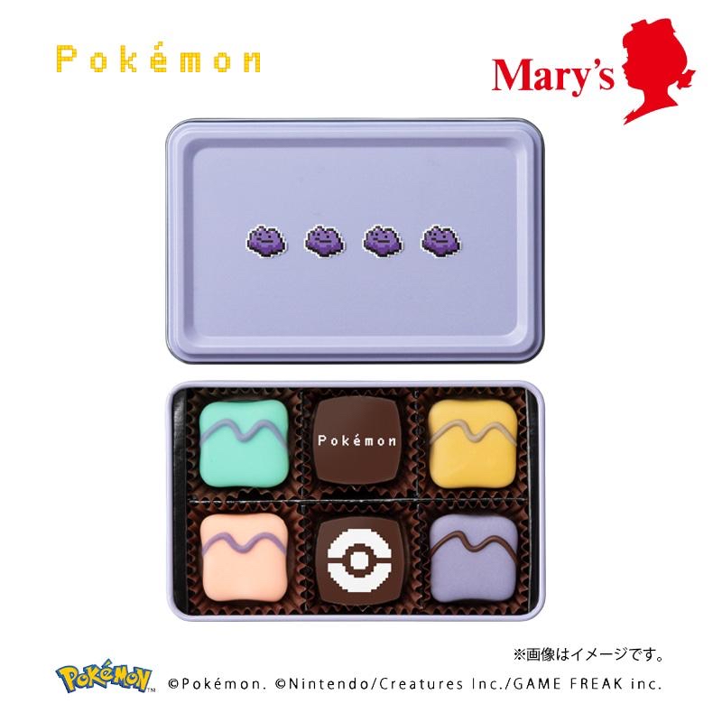 日本 Mary’s POKEMON 系列朱古力禮盒6件