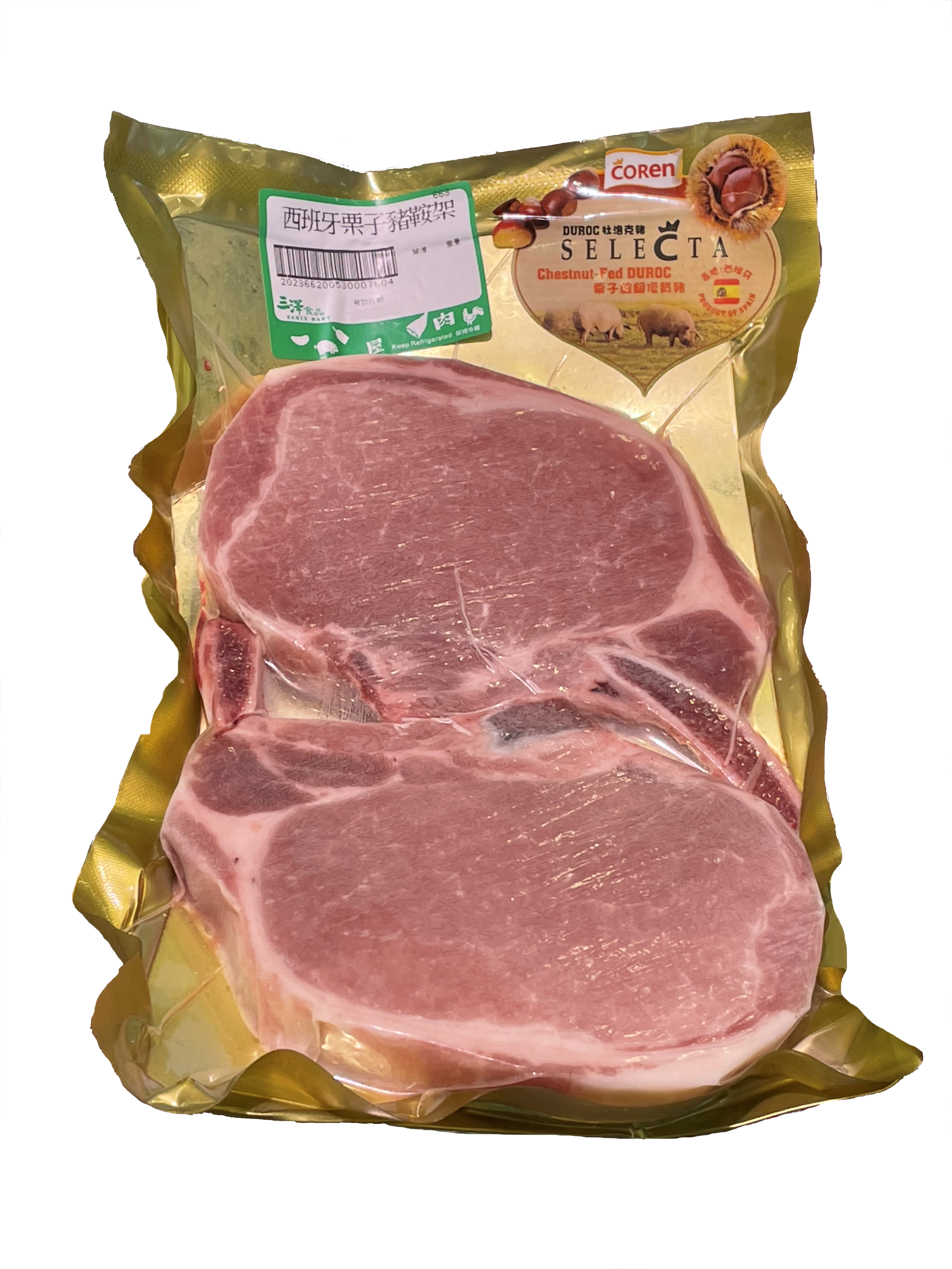 西班牙Coren栗子豬鞍扒 (約317g - 363g) x 1包