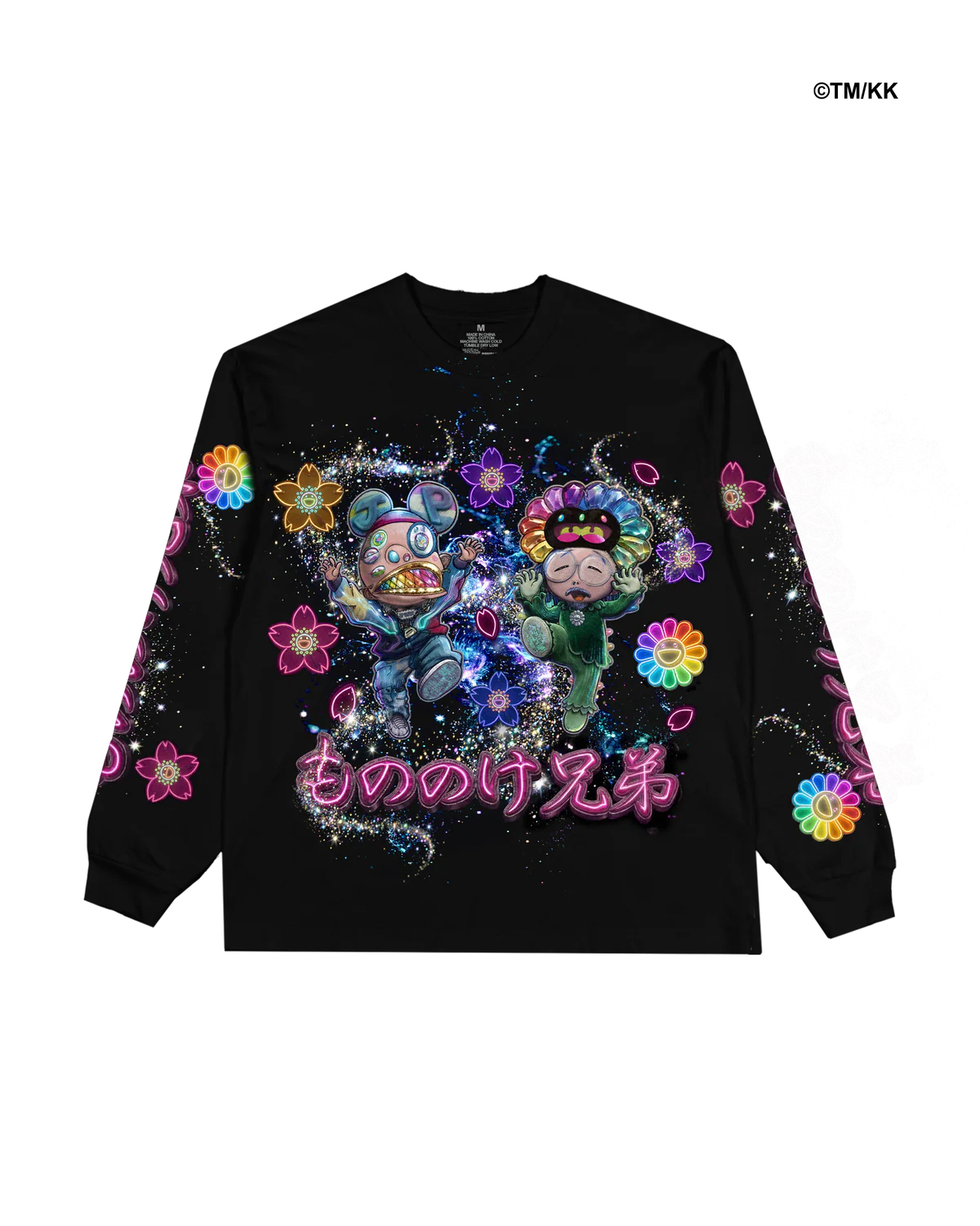 【MNNK Bro. X Takashi Murakami 】MNNK Bro. (Takashi Murakami x JP THE WAVY) Long Sleeve T-Shirt