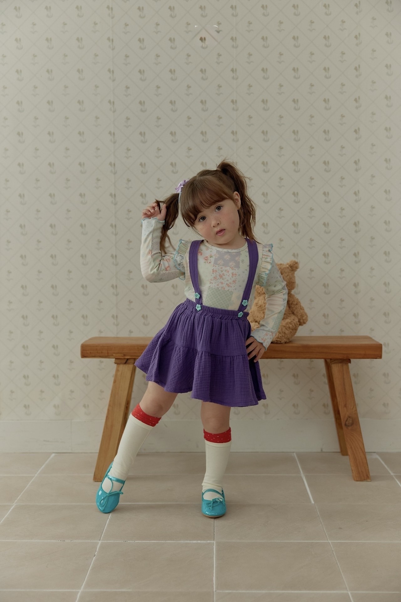 Girls | Harmony Suspender Skirt