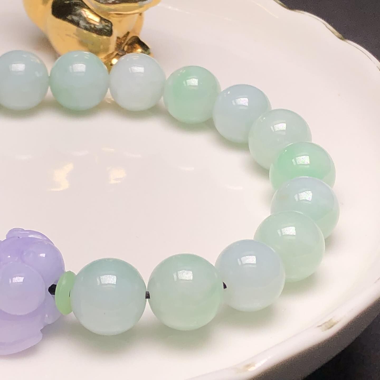 滿紫貔貅木那珠手串