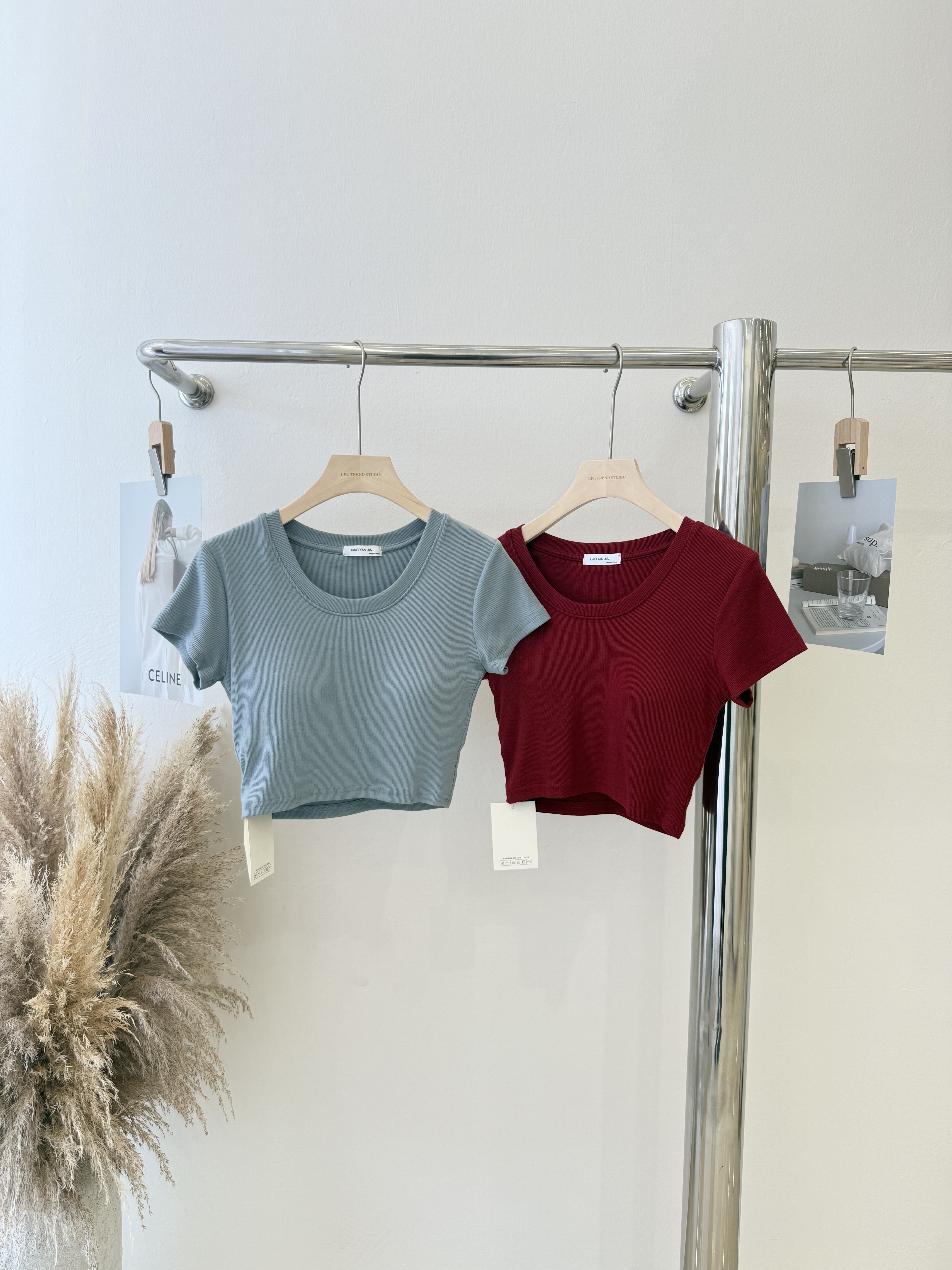 6818 爆款百搭胸垫上衣