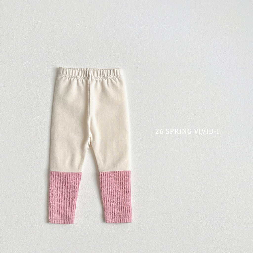 🌸預訂 韓國直送🌸🇰🇷VIVIDI五色針織拼接打底褲