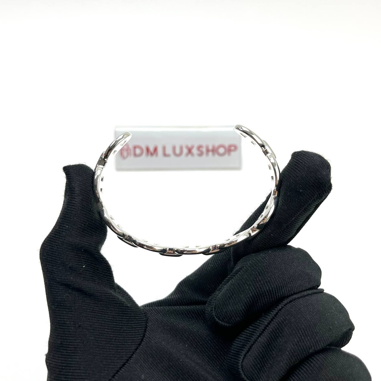 Hermes Chaine D'ancre Enchainee bracelet PHW