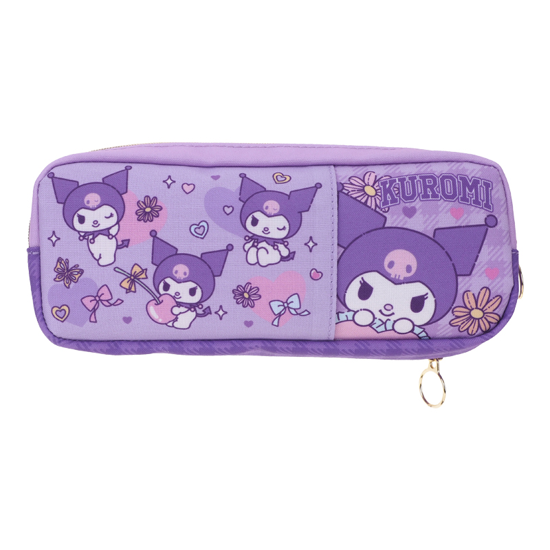Kuromi Double Zipper Pencil Pouch 雙拉鏈筆袋