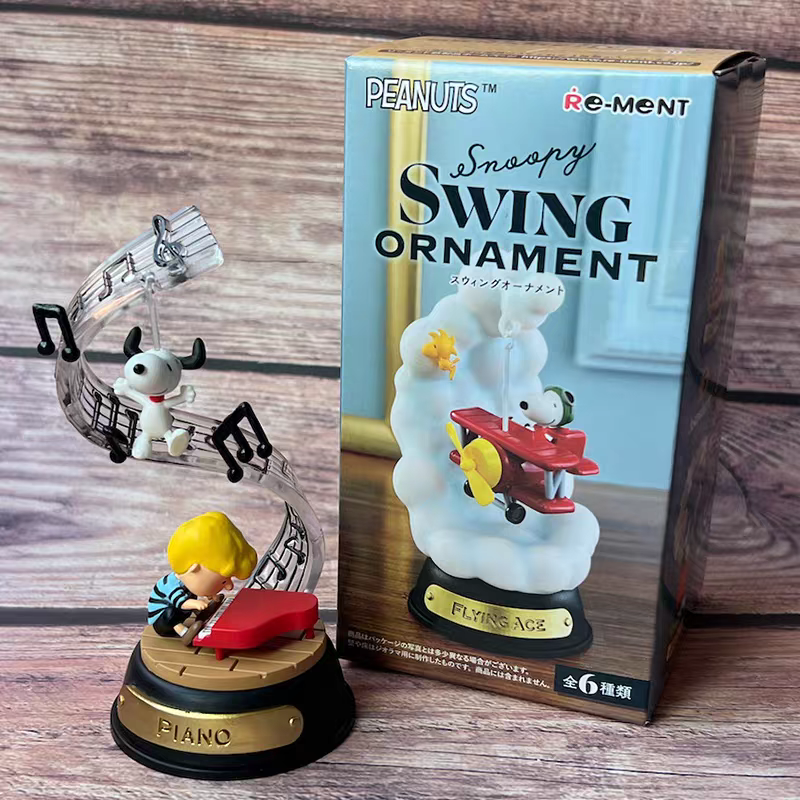 史努比盪鞦韆微縮場景盲盒