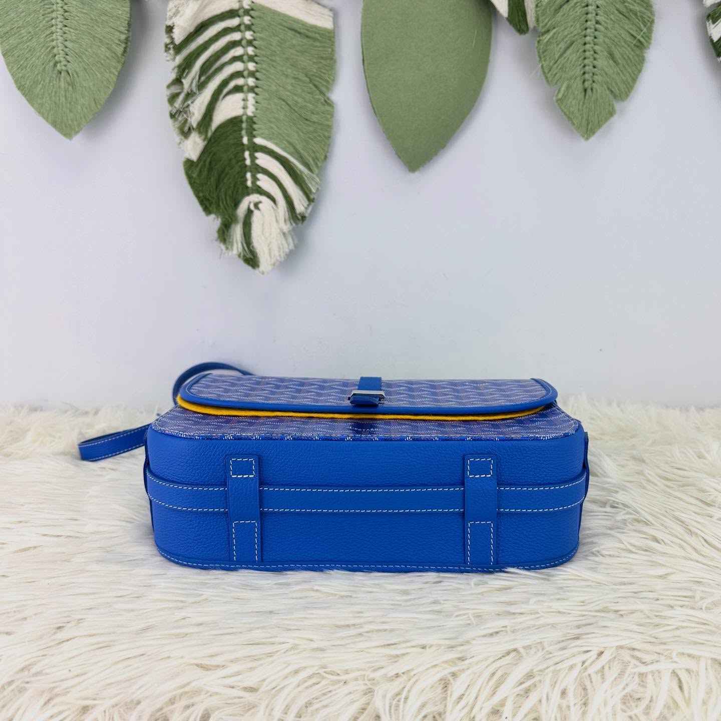 GOYARD🤍PRE OWNED Belvédère 天藍色郵差包 2023年全套有單💙