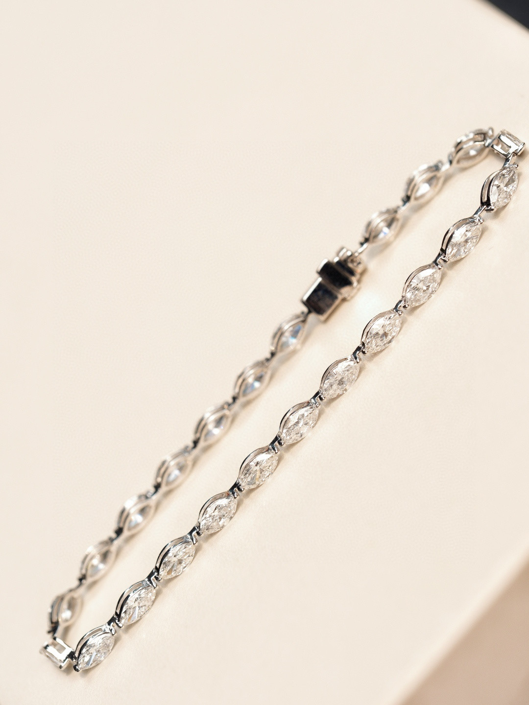 18K 培育鑽石手鏈