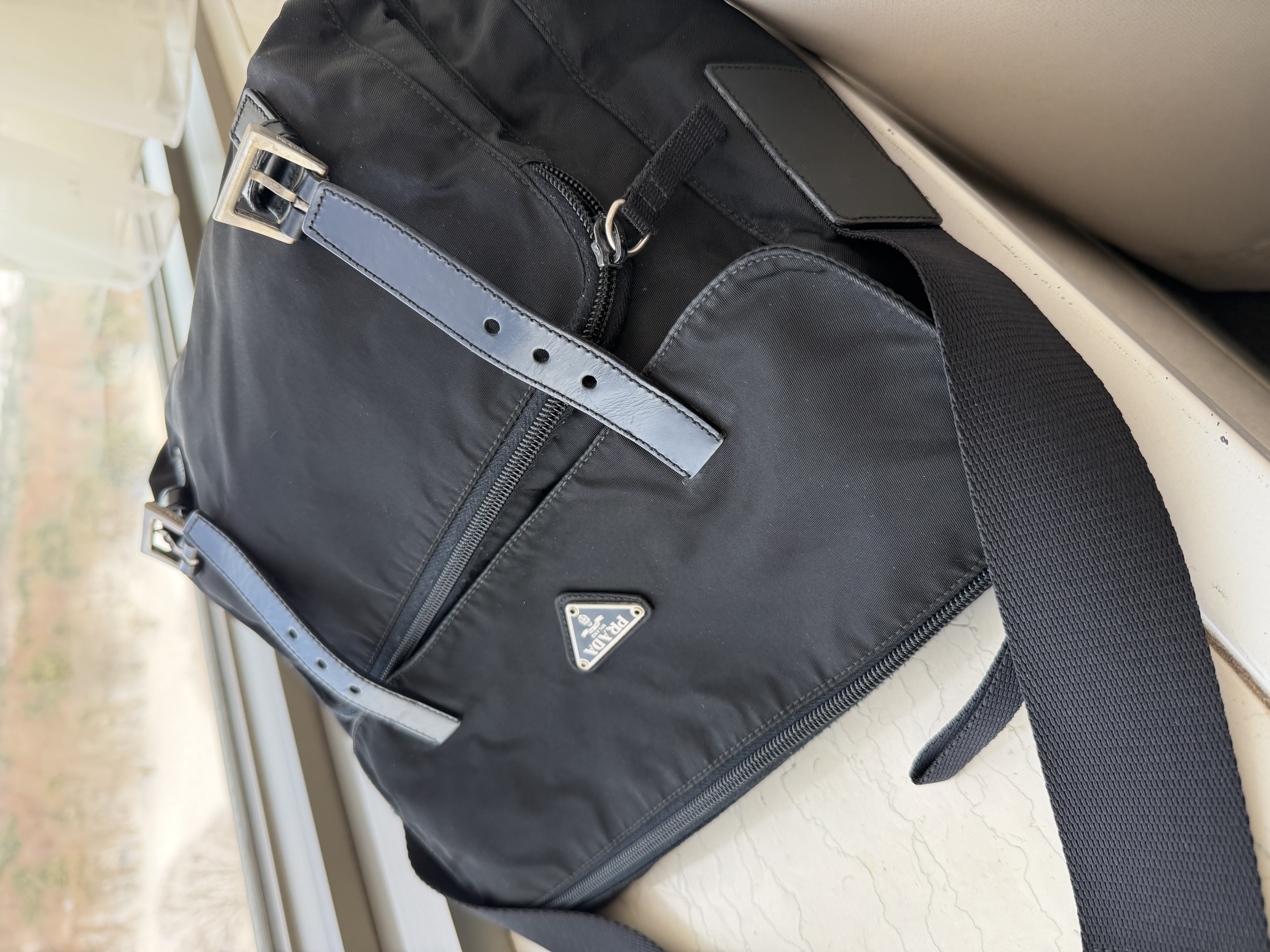 Prada prada explore re-nylon messenger bag