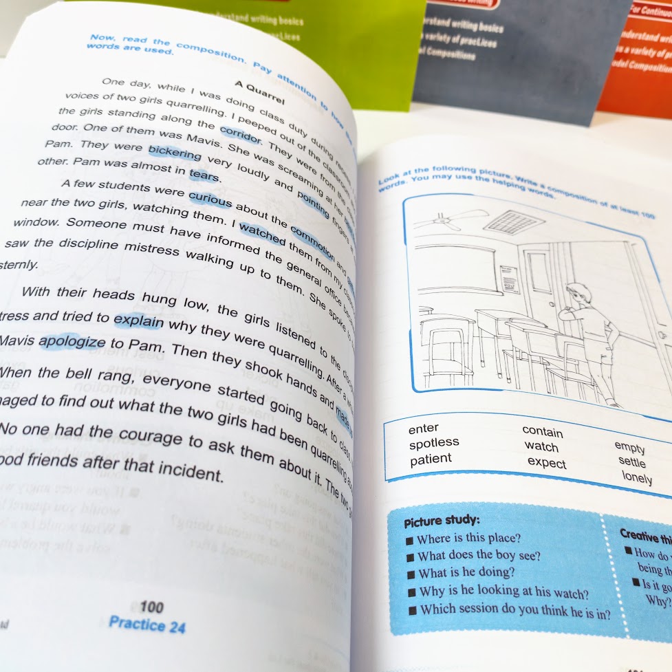 SAP Learning Creative Writing Workbook 1-6 (一套6本)  | 新加坡英文寫作SAP07