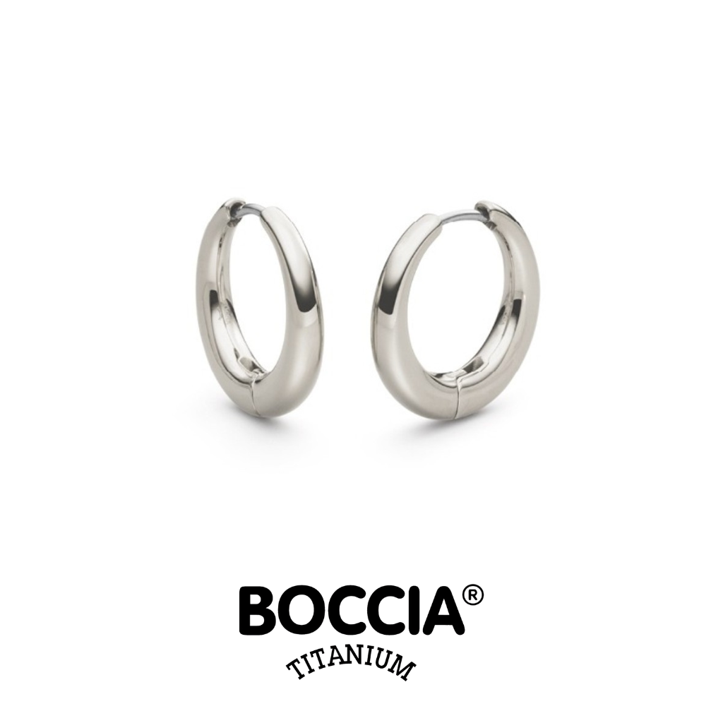 Boccia Titanium 05100-01 鈦金屬耳環 