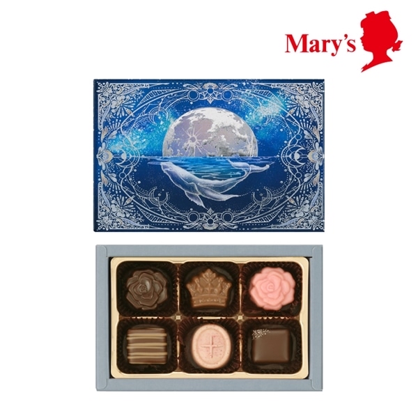 日本 Mary’s 海の鯨系列朱古力禮盒6件