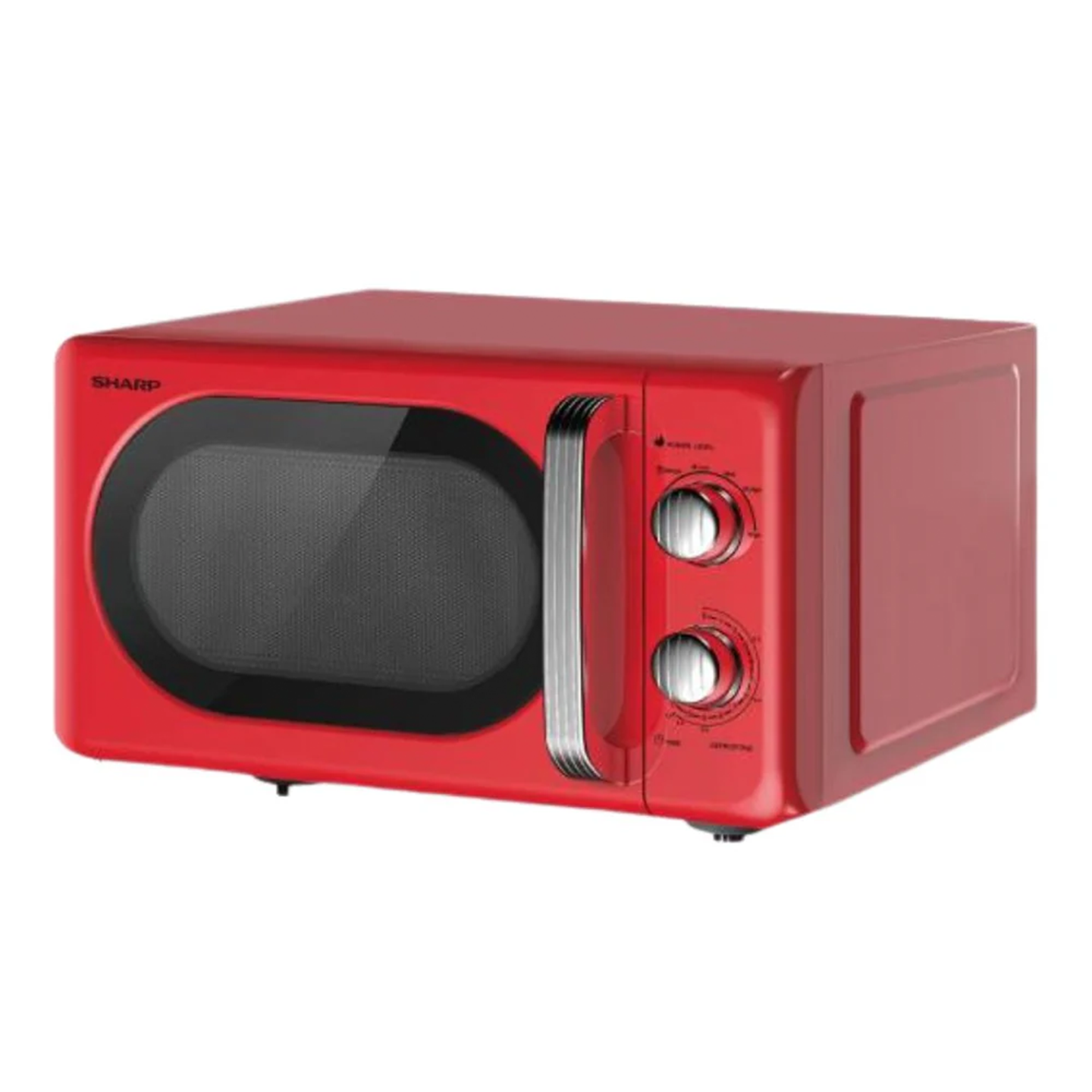 Sharp 20L Retro Mechanical Microwave Oven (R220EFRDMA)