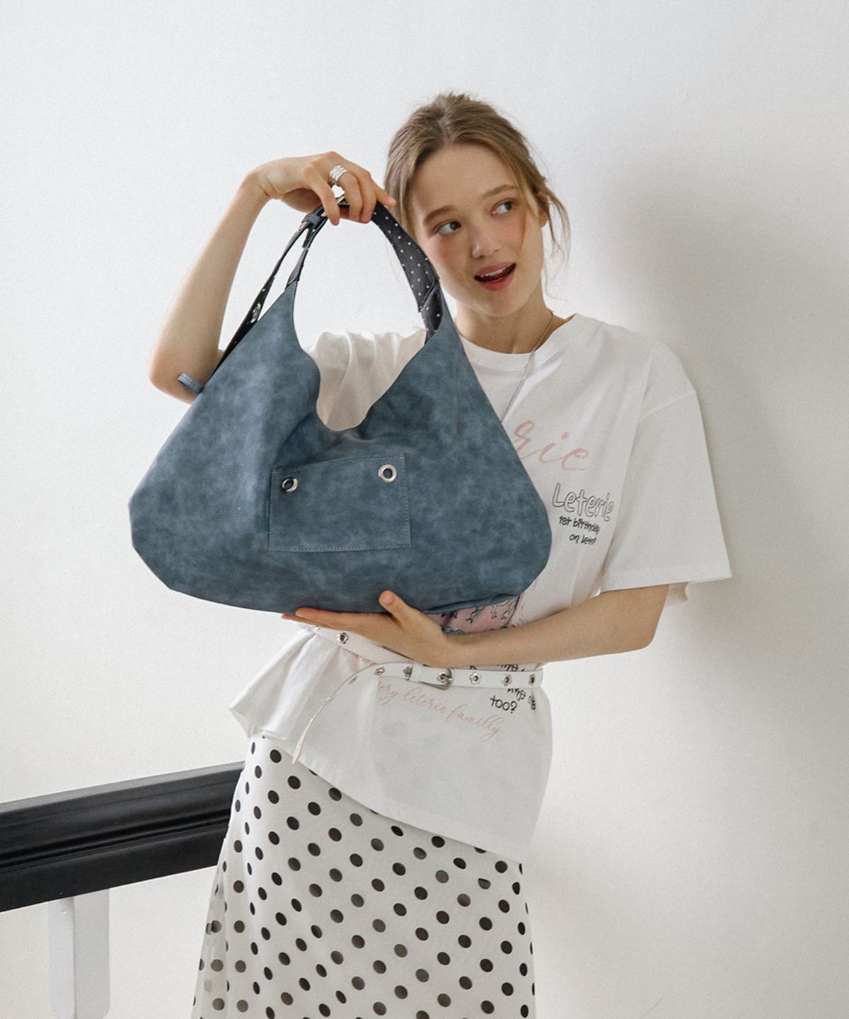 🇰🇷訂購｜Leterie｜BUCKLE REVERSIBLE SHOULDER BAG 4色 