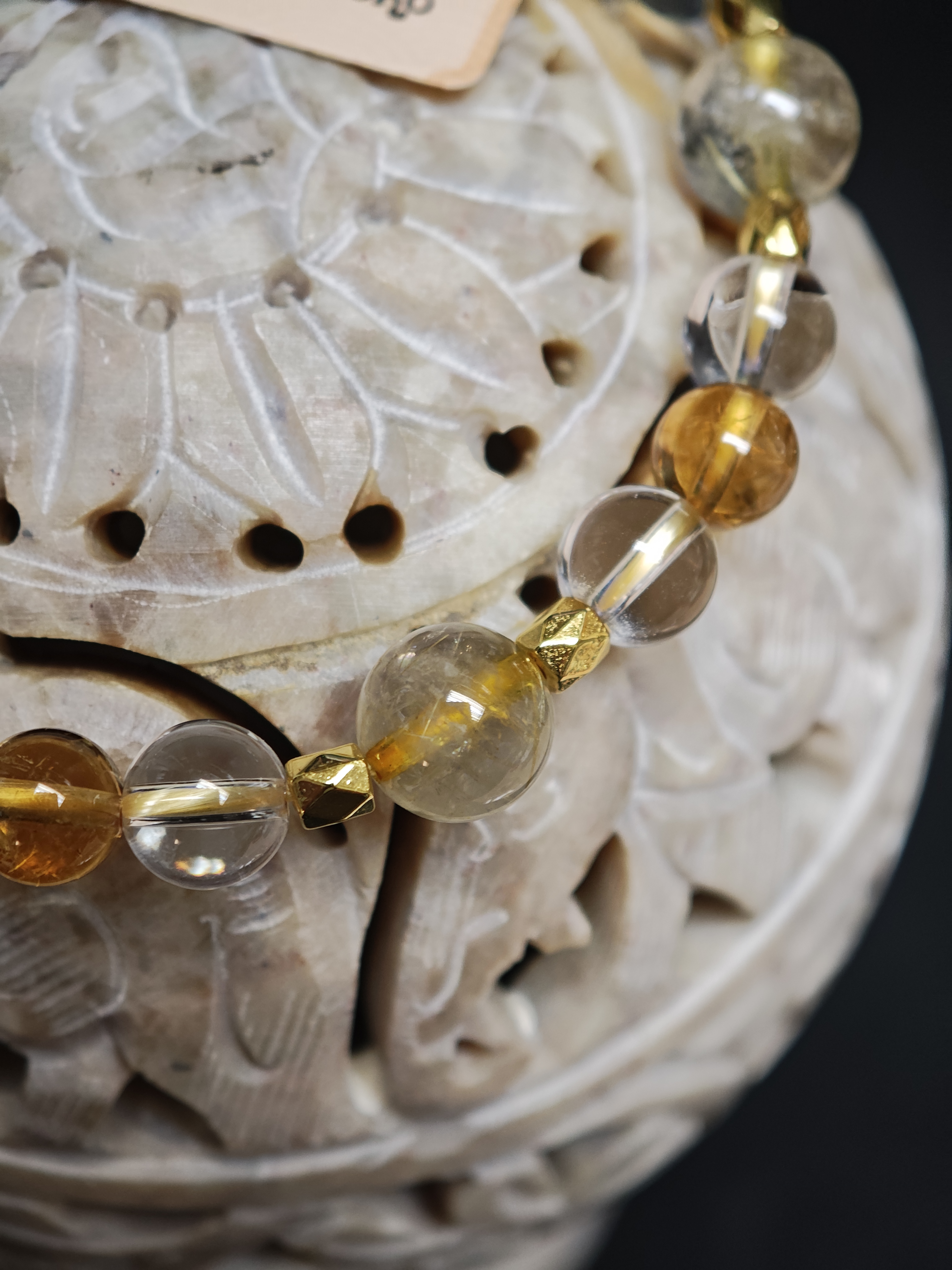 ✨新品DIY水晶手串✨✨金髮晶✨黃水晶✨白水晶✨