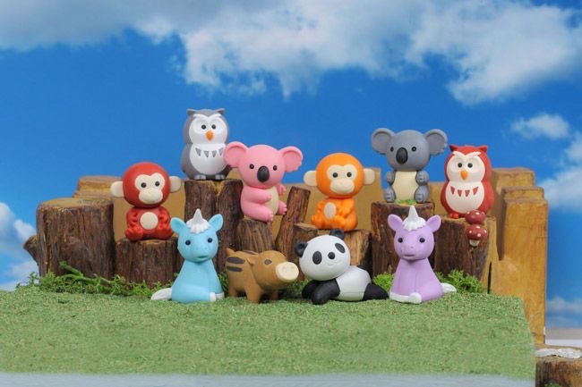 iwako造型檫膠-森林動物