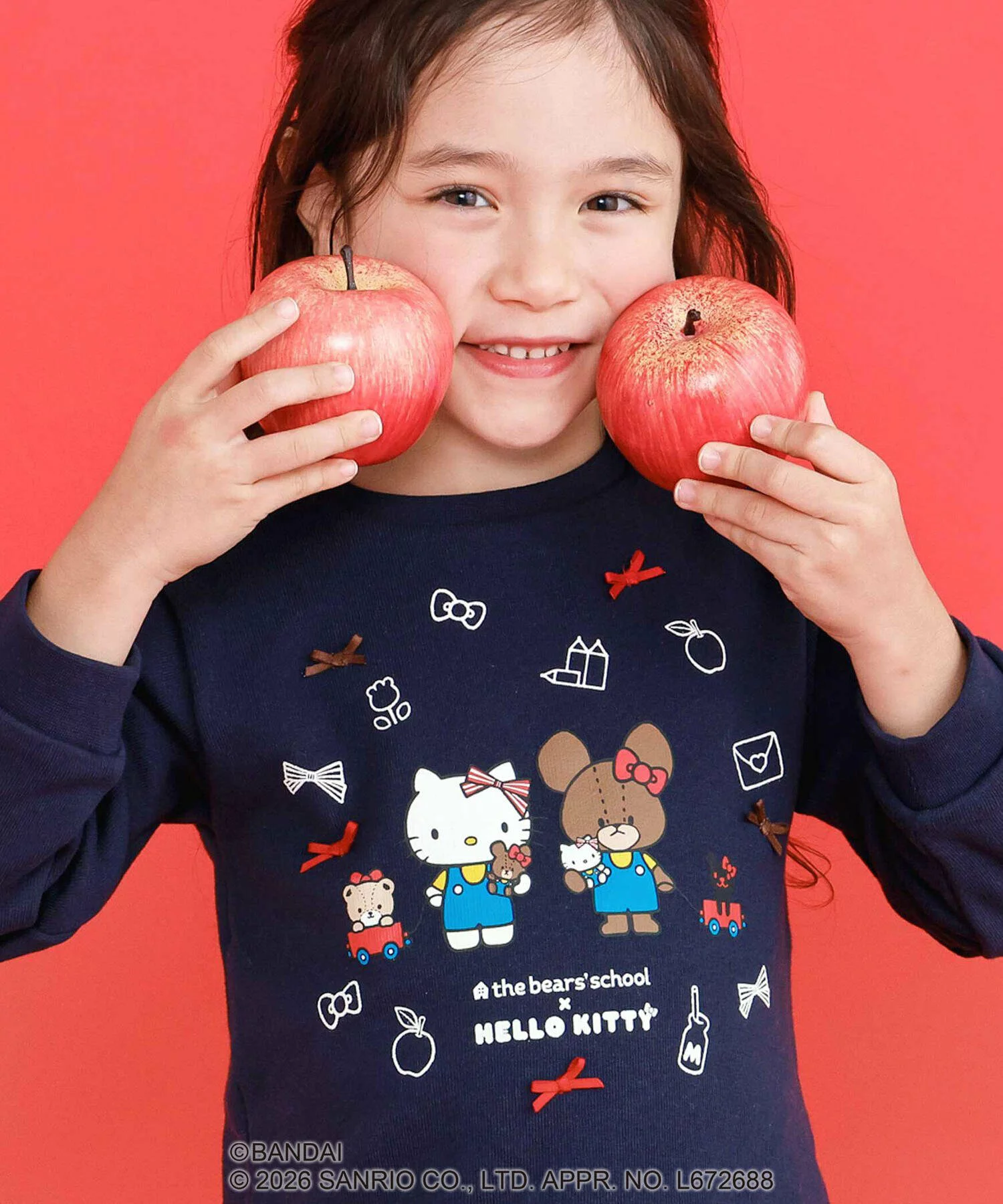 🆕【⭐訂購⭐】🌀 🇯🇵 日本直送 #Kitty x #theBearsSchool 蕾絲下擺 抓絨衛衣［2款選］🌀 [ELJA-0035][261103]