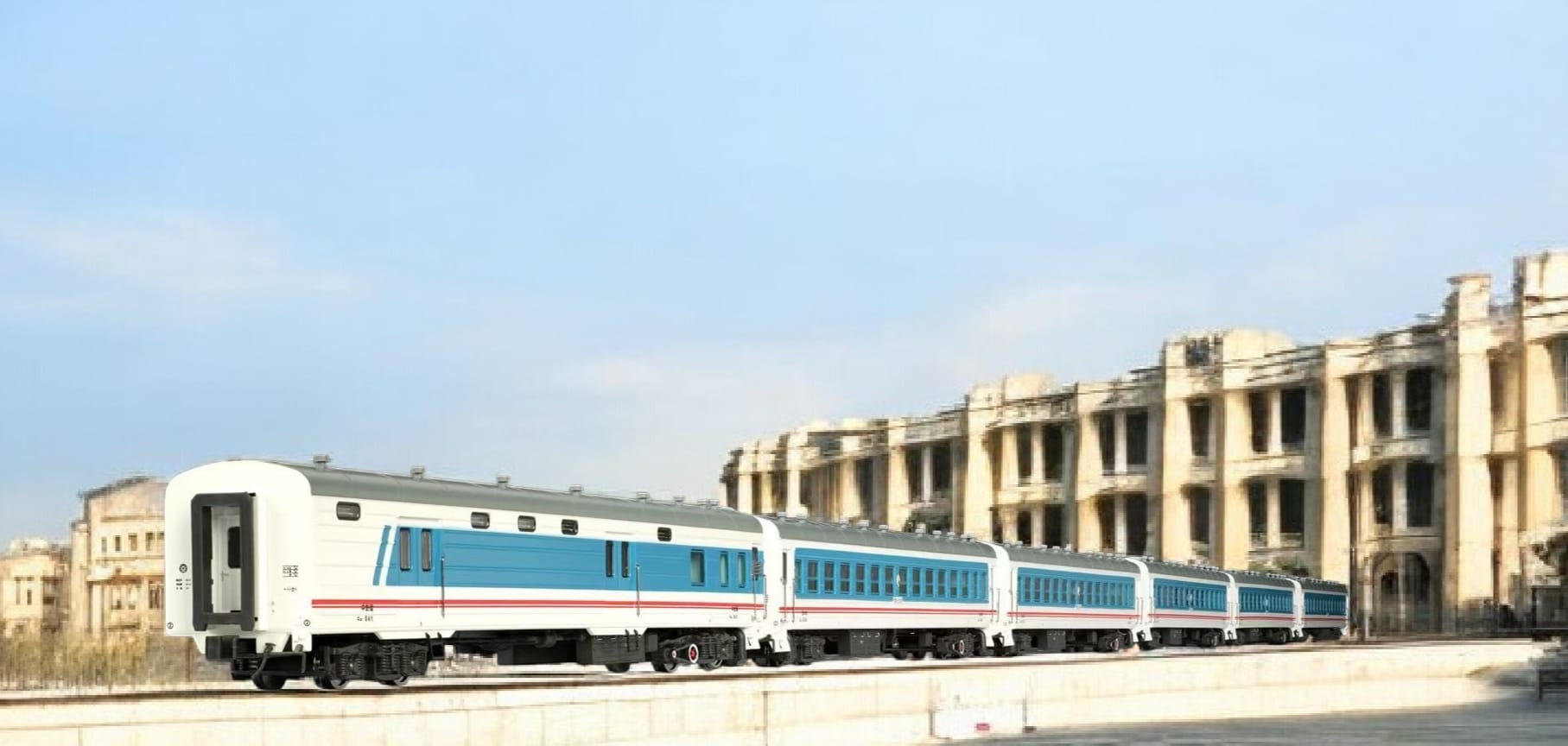 北韓火車模型系列（客運七節）