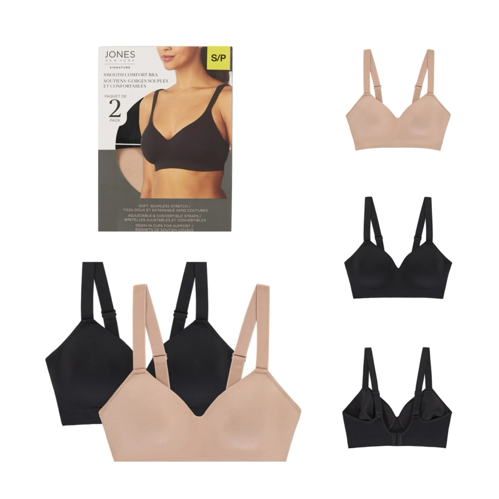 加拿大直送 Jones New York 無縫bralette 一set兩件 兩個顏色可以選擇