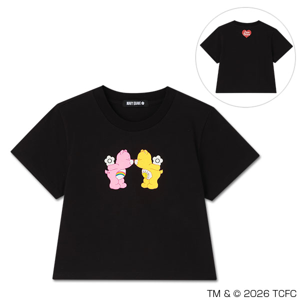 🎀【預訂】MARY QUANT x Care Bears Cropped T-shirt BK
