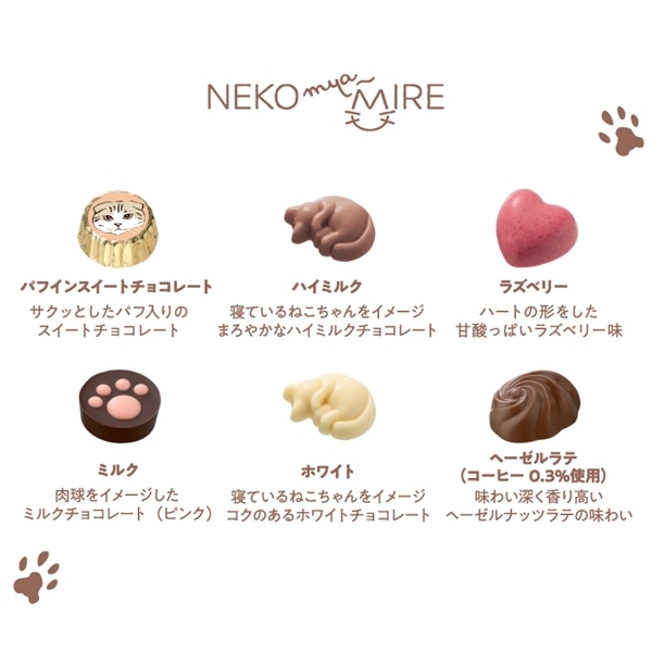 日本 Mary’s NEKO 貓貓朱古力禮盒6件