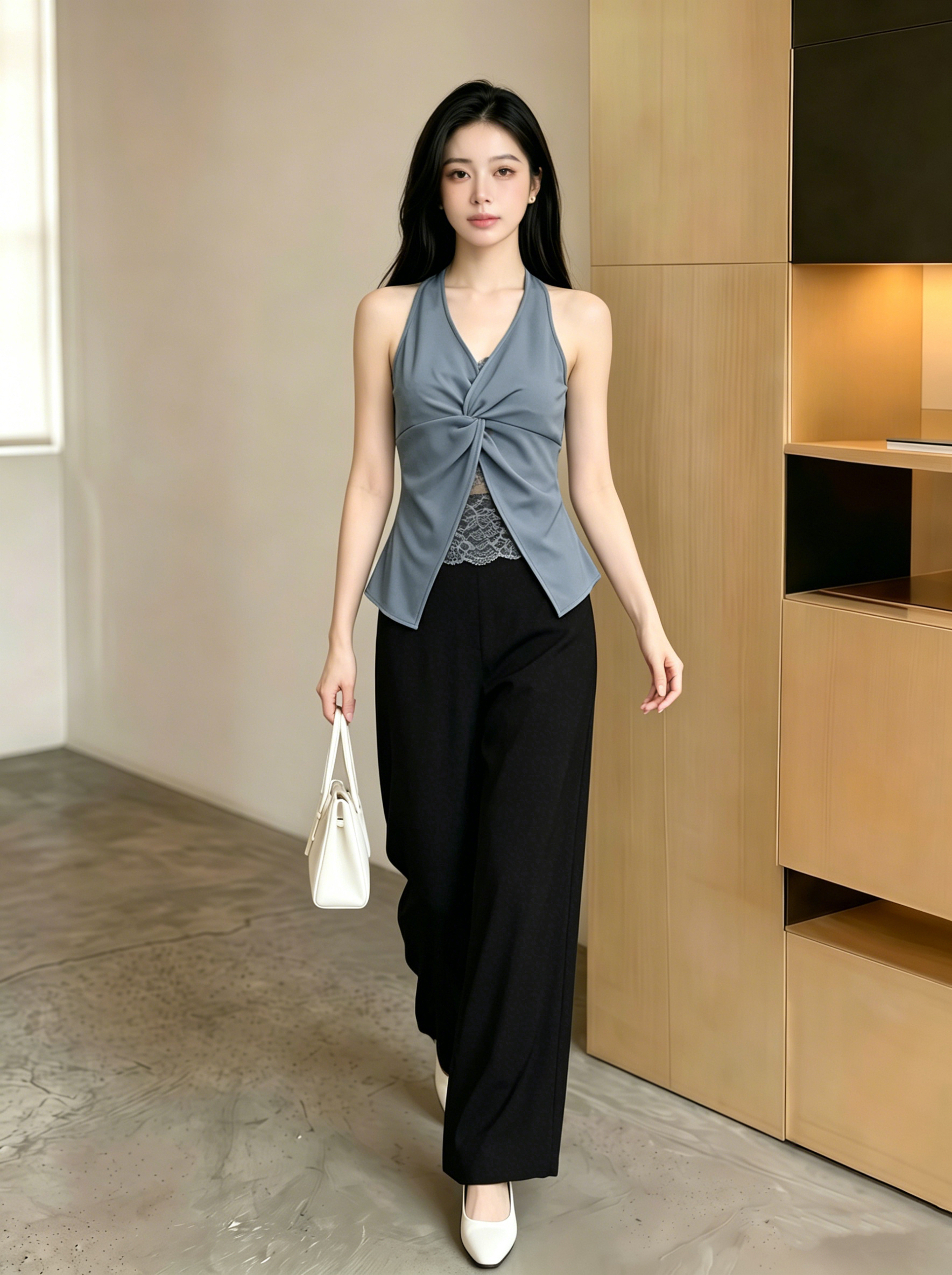 Chic Twist Top M190