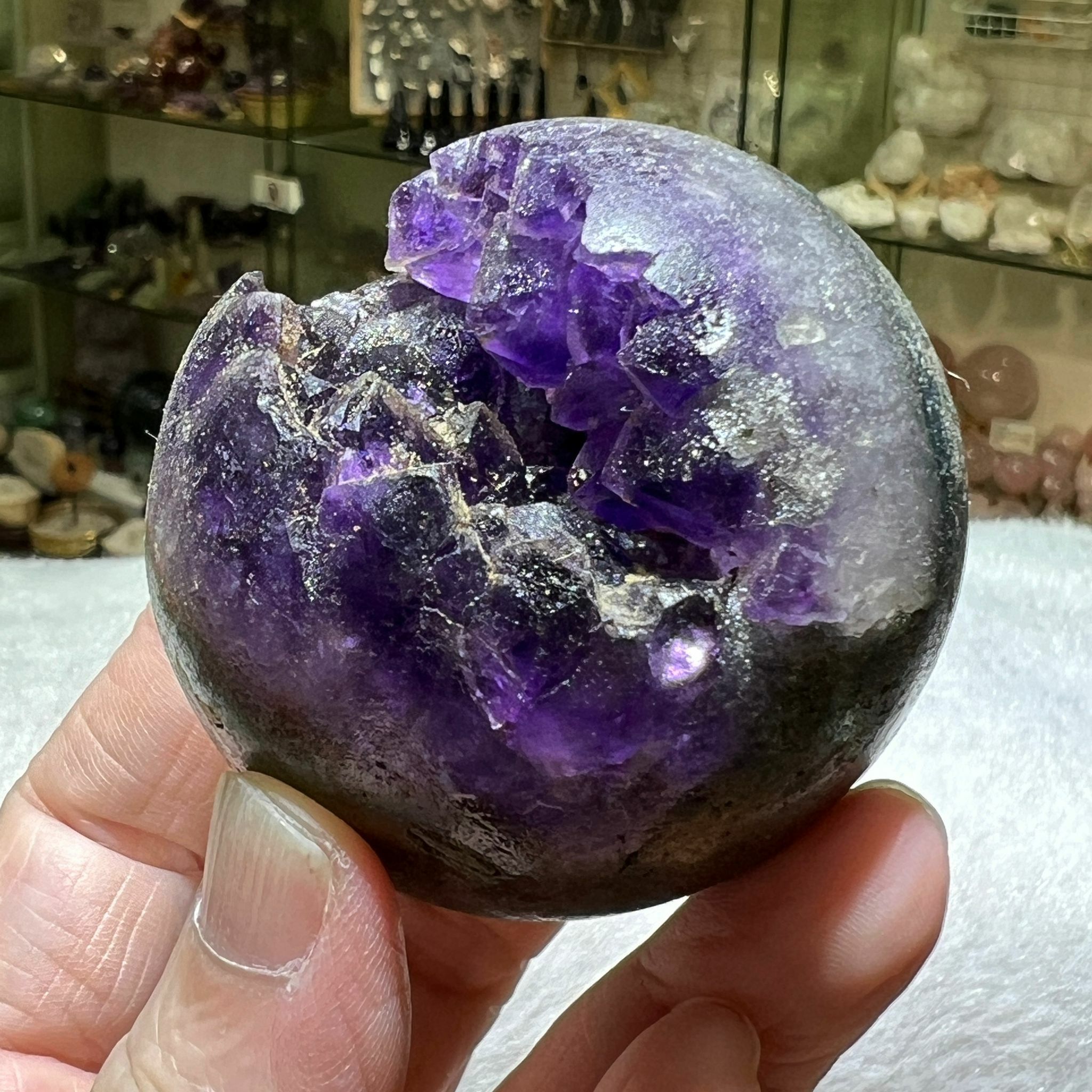 紫晶開口笑 5.2cm+/- - 1