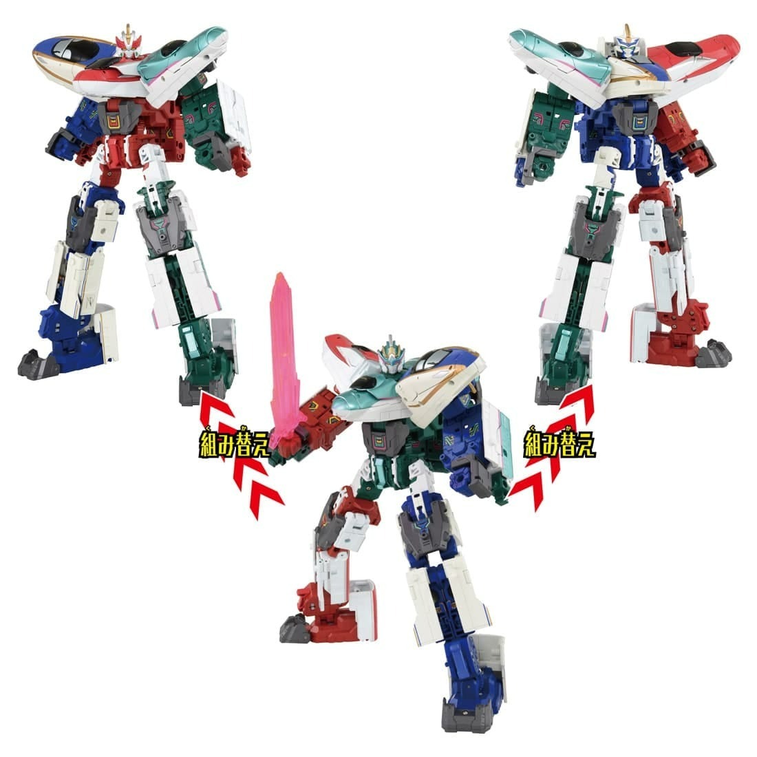 正版 TAKARA TOMY Plarail 新幹線戰士 Shinkalion CW SRG E5 E6 E7 三機合體套裝