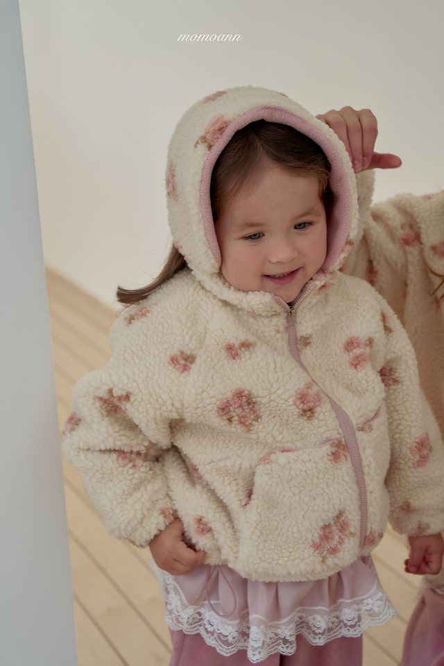 Momoann | Monet Sherpa Zip-Up with Mom
