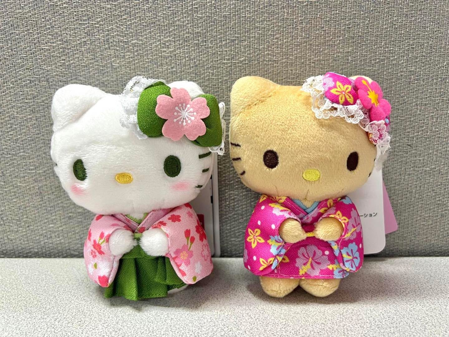 🎌日本直送🎌 Hello Kitty 櫻花系列和服造型公仔掛飾
