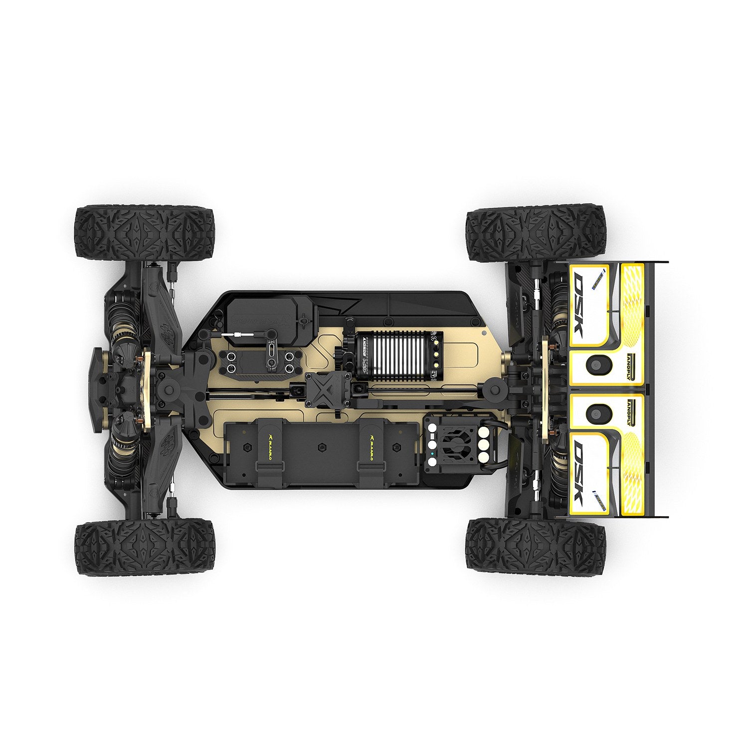 全新 雷拉洛 RLAARLO 1:8 龍鱗騎士 DSK 競速越野車 | 4WD 驅動 | 4274-2050KV 無刷馬達 | 180A 無刷電變 | 並支援最高 6S 電池  | 碳纖維版本