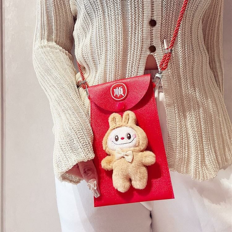 Labubu 公仔造型紅包袋 - 1個 現貨