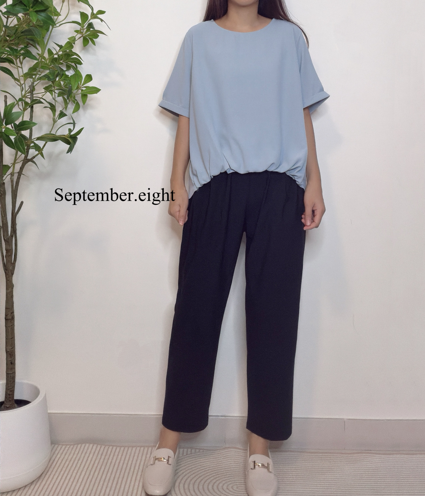 簡約束腳top
